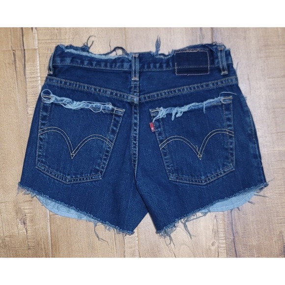 Levi's Pants - Levi's 550 Distressed Cutoff Denim Shorts